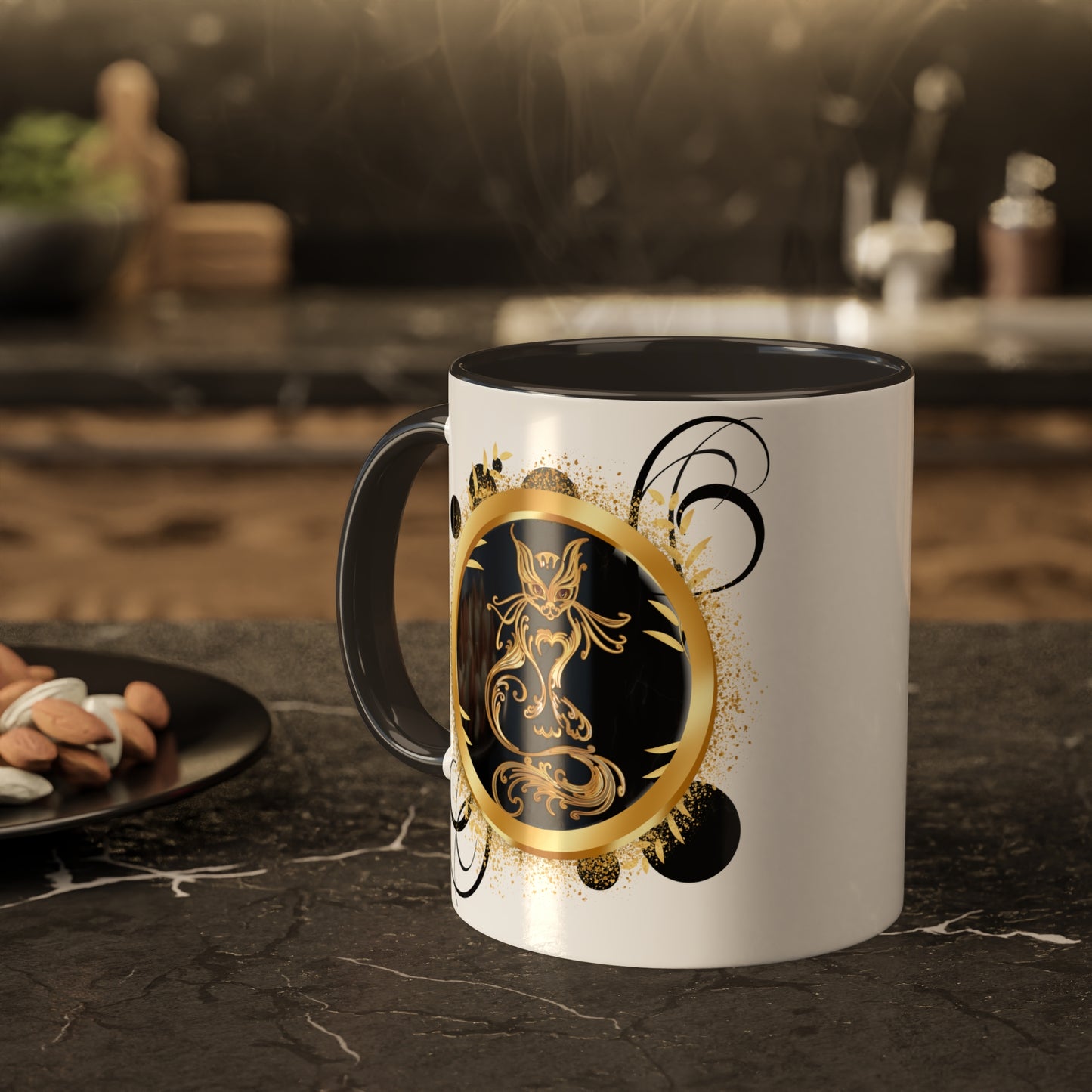 Colorful Mug - Golden Cat