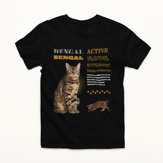 Unisex t-shirt - Bengal Cat